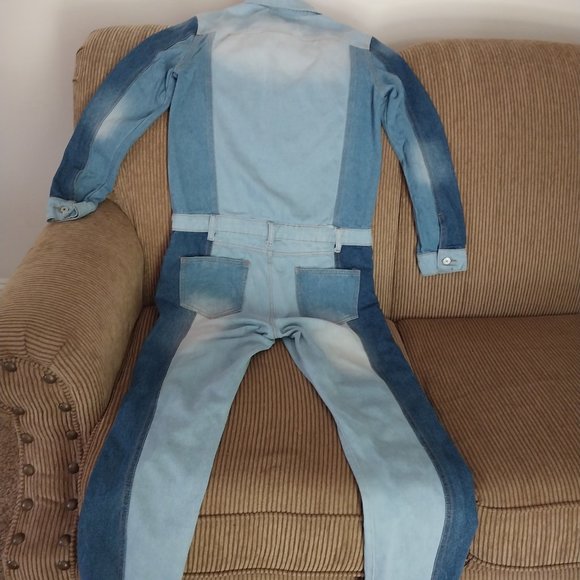 SIGNATURES DENIM JUMPSUIT - Picture 5 of 8